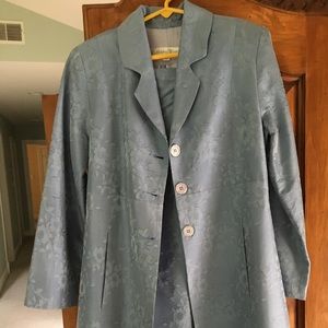 Monkey Wear Floral Embossed Coat and Dress S 10